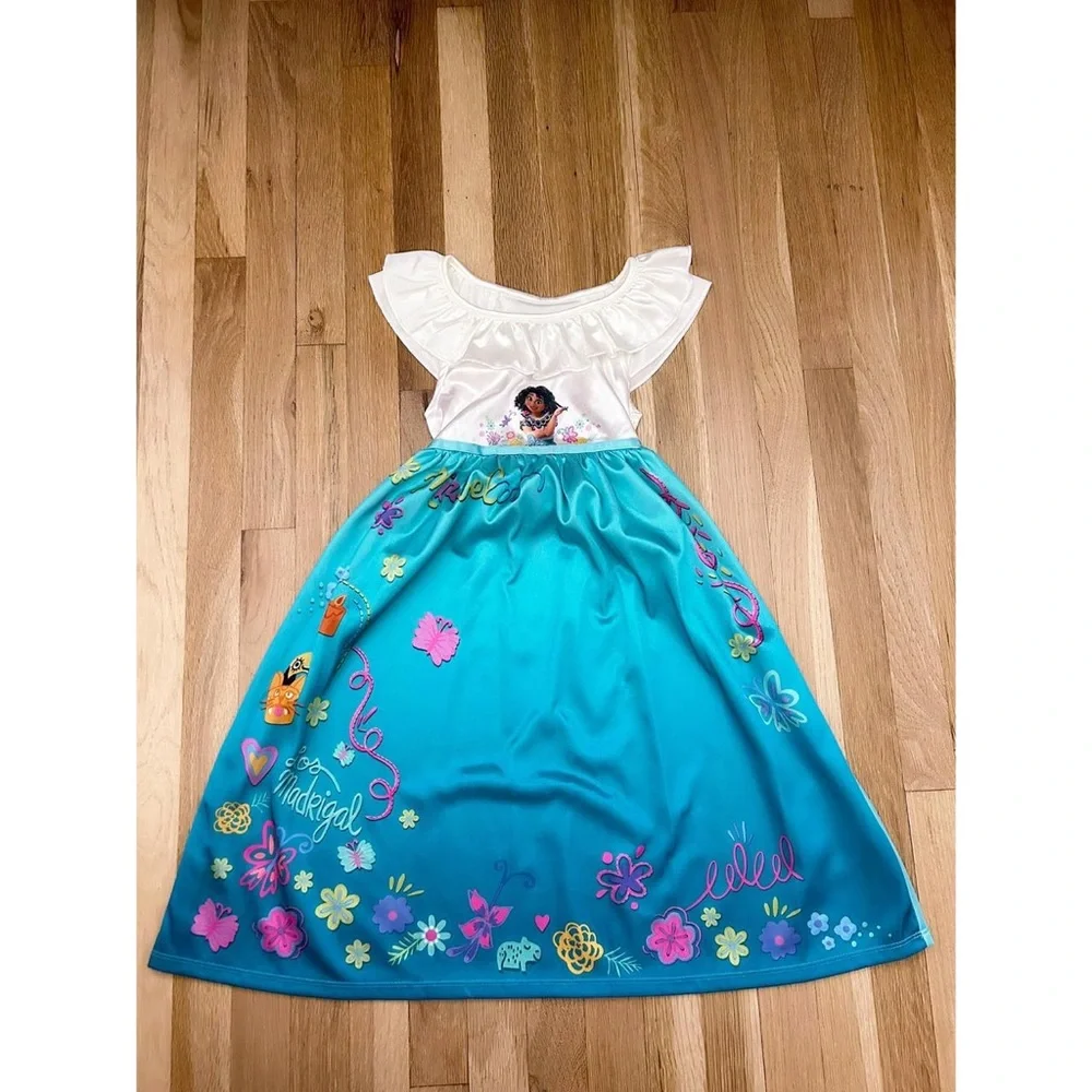 Disney Encanto Girls' Nightgown Costume Pajama - Picture 4 of 13
